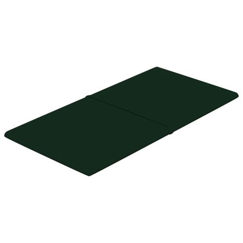Vægpaneler 12 stk. 60x30 cm 2,16 m² fløjl mørkegrøn