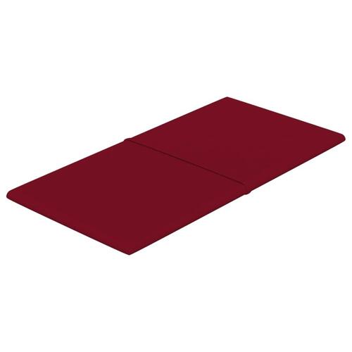 Vægpaneler 12 stk. 60x30 cm 2,16 m² fløjl vinrød