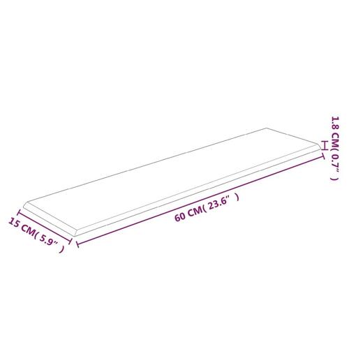 Vægpaneler 12 stk. 60x15 cm 1,08 m² fløjl mørkegrå