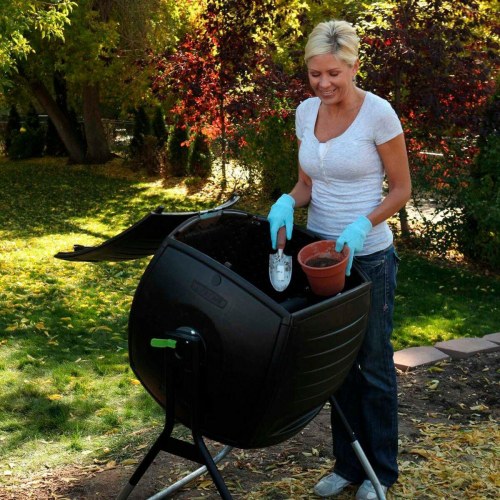 Kompostbeholder Lifetime 60076 - rotation, 189 l (75 × 113 × 81 cm)