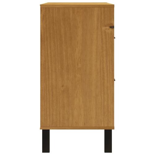 Kommode FLAM 110x40x80 cm massivt fyrretræ