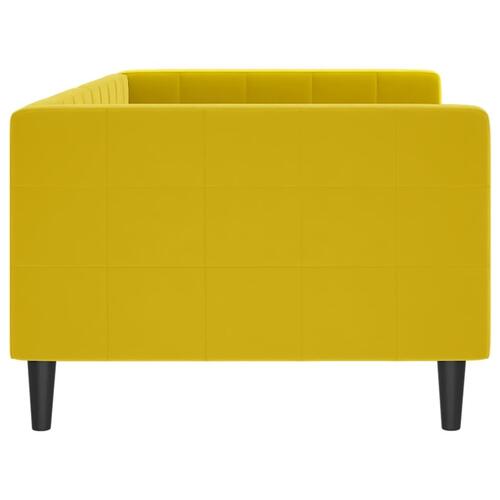 Daybed 90x200 cm velour gul
