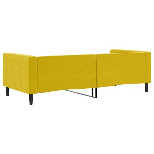Daybed 90x200 cm velour gul