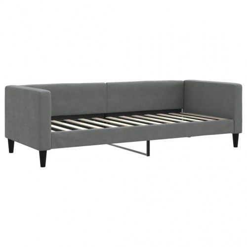 Daybed 80×200 cm i stof - mørkegrå sovesofa