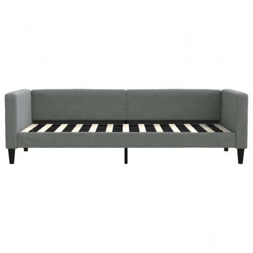 Daybed 80×200 cm i stof - mørkegrå sovesofa
