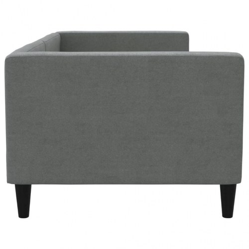Daybed 80×200 cm i stof - mørkegrå sovesofa