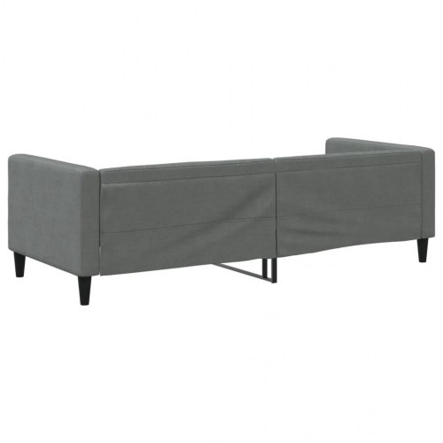 Daybed 80×200 cm i stof - mørkegrå sovesofa