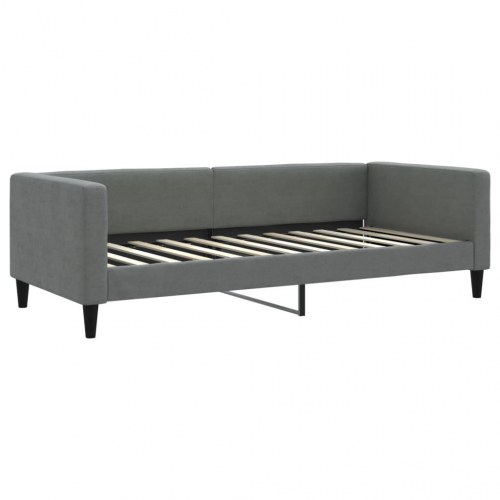 Daybed 90x200 cm stof mørkegrå