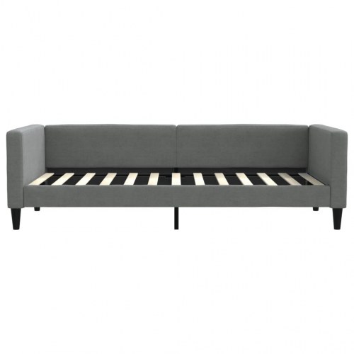 Daybed 90x200 cm stof mørkegrå