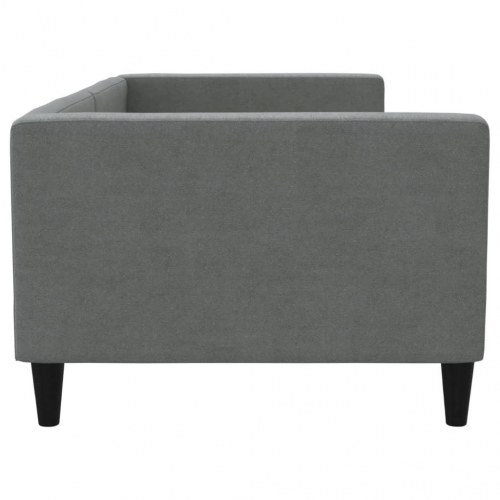 Daybed 90x200 cm stof mørkegrå
