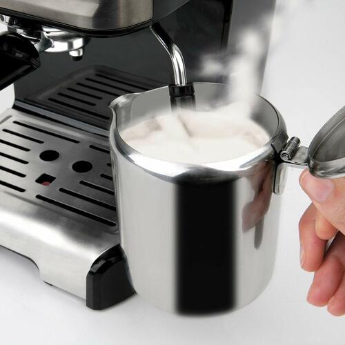 Hurtig manuel kaffemaskine Black & Decker ES9200010B 1,2 L Sort Sølvfarvet 2 Skodelice
