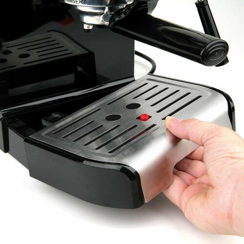 Hurtig manuel kaffemaskine Black & Decker ES9200010B 1,2 L Sort Sølvfarvet 2 Skodelice