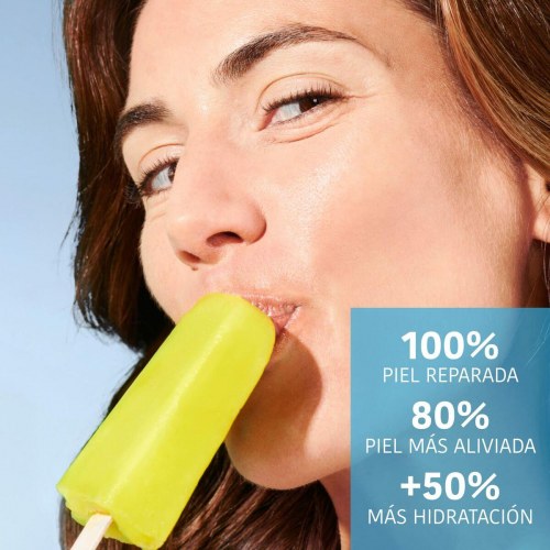 Ansigtsmaske Iroha After Sun Repairing - melon, beroliger og fugter (1 stk)