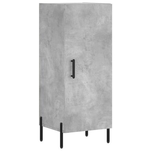Skab 34,5x34x180 cm konstrueret træ betongrå