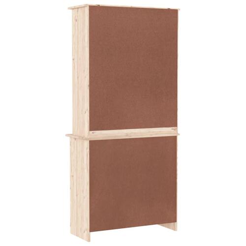 Skænk ALTA 77x35x165 cm massivt fyrretræ