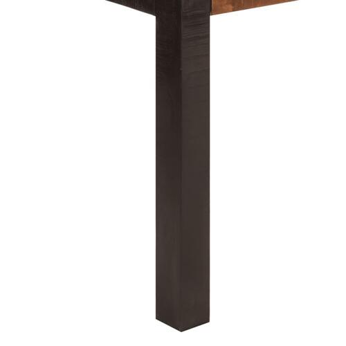 Spisebord 120x60x76 cm massivt mangotræ gyldenbrun
