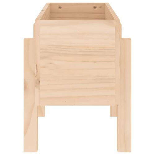 Plantekasse 62x30x38 cm massivt fyrretræ