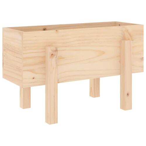 Plantekasse 62x30x38 cm massivt fyrretræ