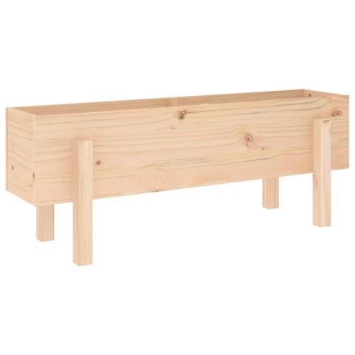 Højbed 101x30x38 cm massivt fyrretræ