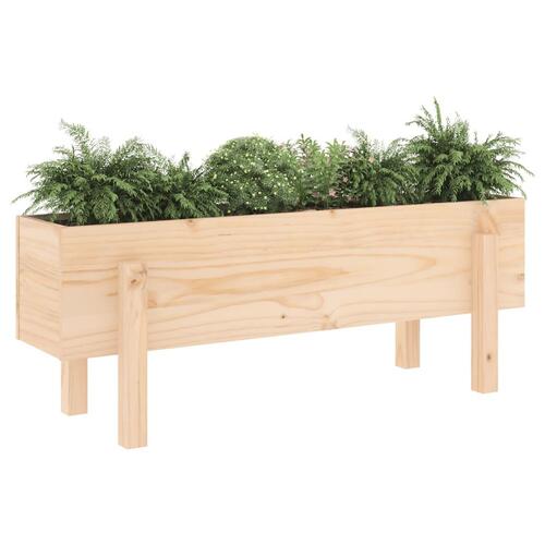 Højbed 101x30x38 cm massivt fyrretræ