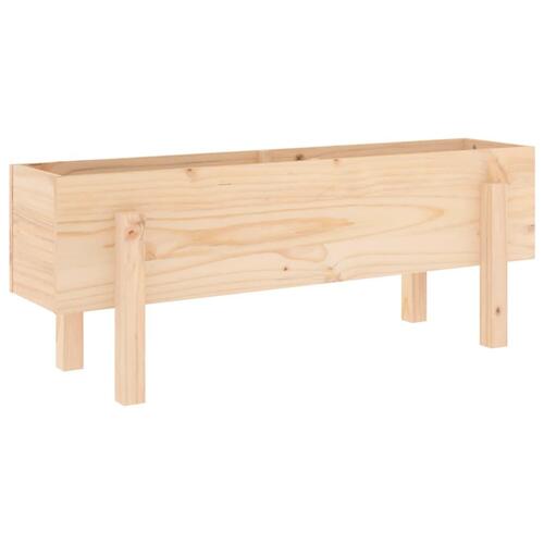 Højbed 101x30x38 cm massivt fyrretræ