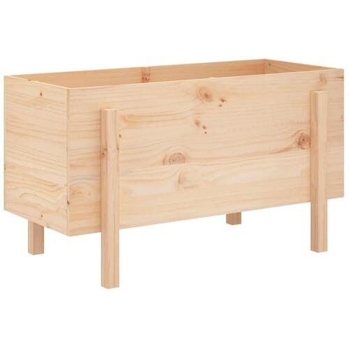Højbed 101x50x57 cm massivt fyrretræ