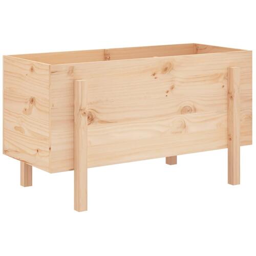 Højbed 101x50x57 cm massivt fyrretræ