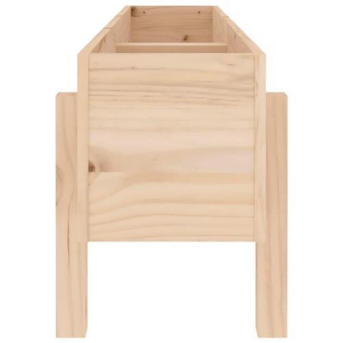 Højbed 121x30x38 cm massivt fyrretræ