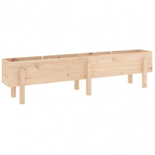 Højbed 160x30x38 cm massivt fyrretræ