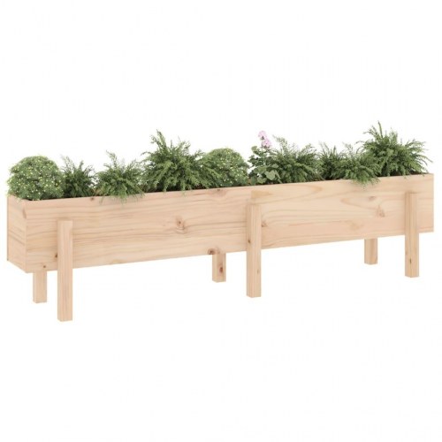 Højbed 160x30x38 cm massivt fyrretræ