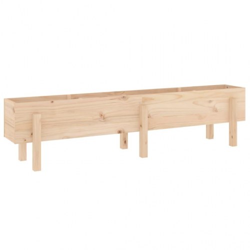 Højbed 160x30x38 cm massivt fyrretræ