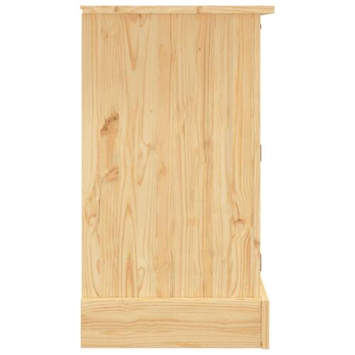 Skænk Corona 112x44x78 cm massivt mexicansk fyrretræ brun