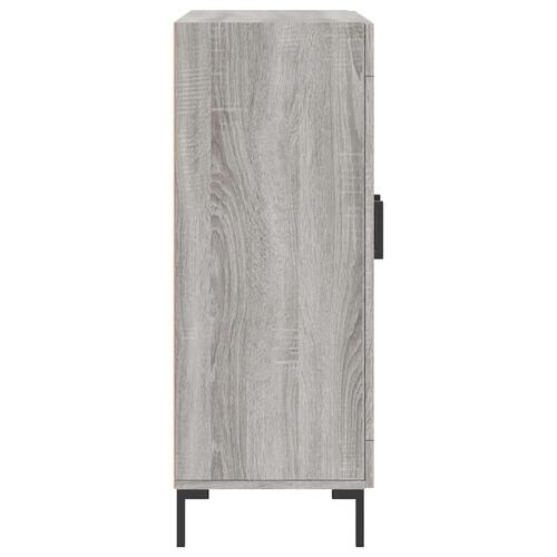 Skænk 69,5x34x90 cm konstrueret træ grå sonoma-eg