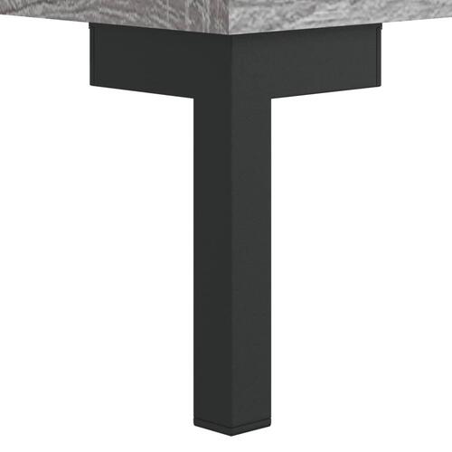 Skænk 69,5x34x90 cm konstrueret træ grå sonoma-eg