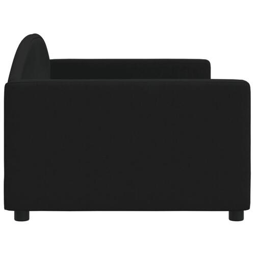 Daybed 90x200 cm stof sort