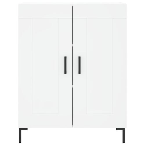 Skænk 69,5x34x90 cm konstrueret træ hvid