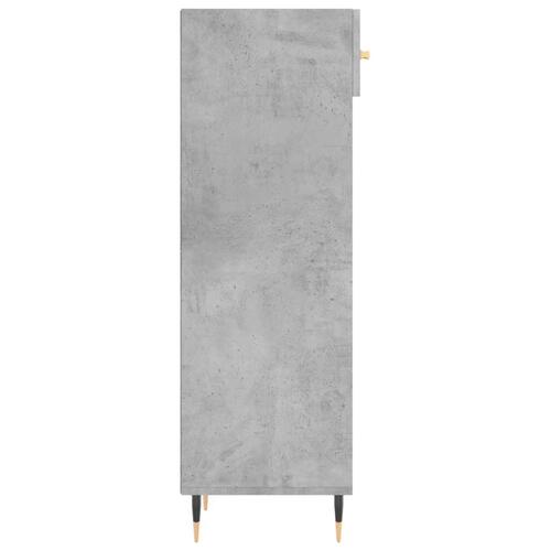 Skoreol 30x35x105 cm konstrueret træ betongrå
