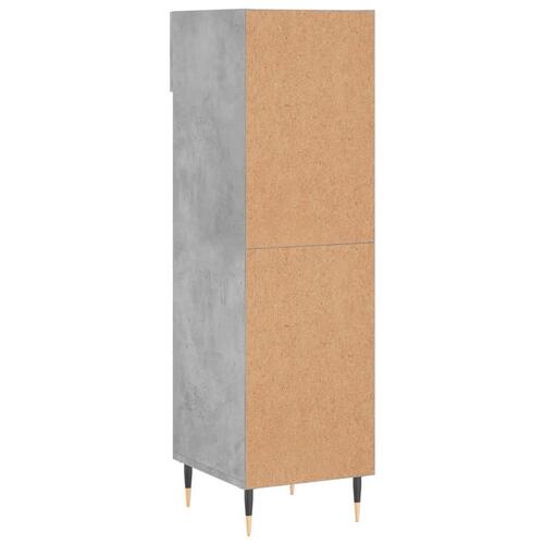 Skoreol 30x35x105 cm konstrueret træ betongrå