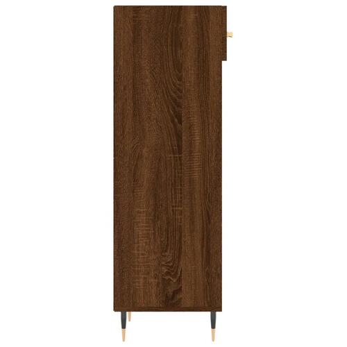 Skoreol 30x35x105 cm konstrueret træ brun egetræsfarve