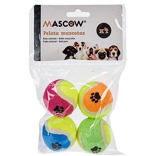 Legetøj til hunde Bold Multifarvet Ø 4,5 cm Polyetylen polypropylen ABS (12 enheder)