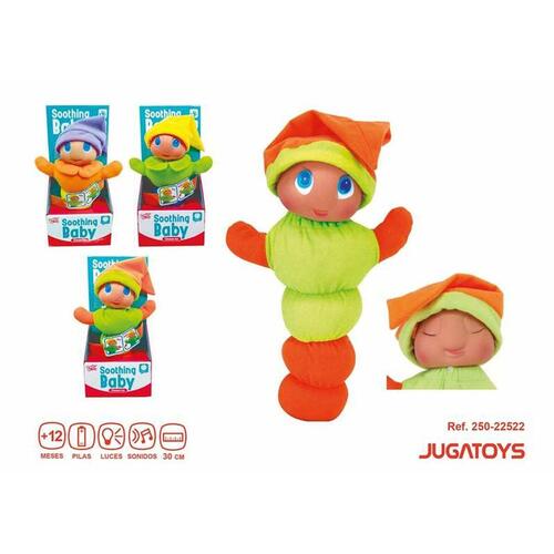 Baby Dukke Lys Lyd Orm 30 cm