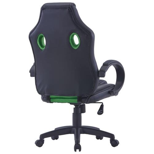 Gamingstol kunstlæder grøn