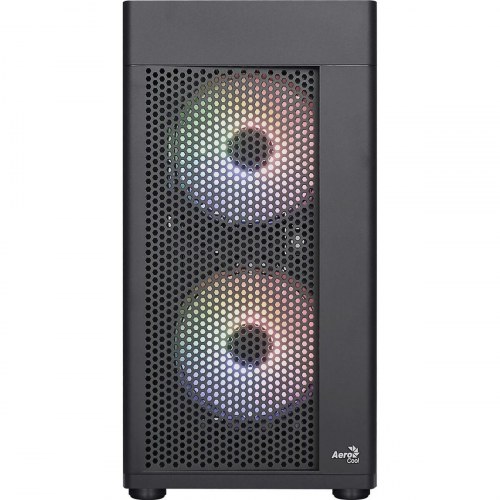 Aerocool HEXFORMBKV2 ATX semi-tårn - sort kabinet med hærdet glas