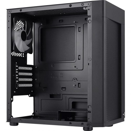 Aerocool HEXFORMBKV2 ATX semi-tårn - sort kabinet med hærdet glas