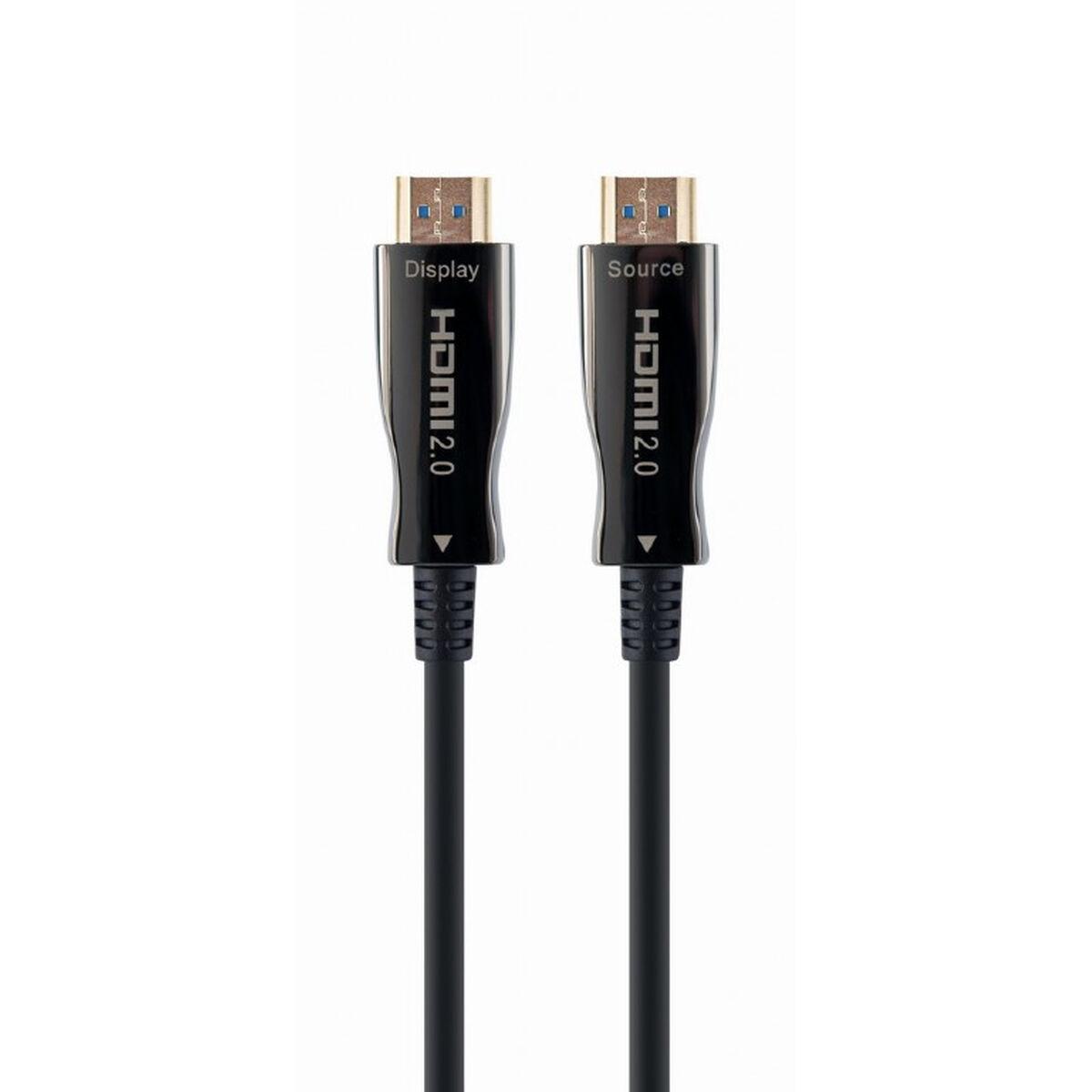 GEMBIRD HDMI-kabel 2.0 - Sort, 20 m (CCBP-HDMI-AOC-20M-02)