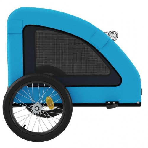 Cykeltrailer til kæledyr i oxfordstof og jern - blå