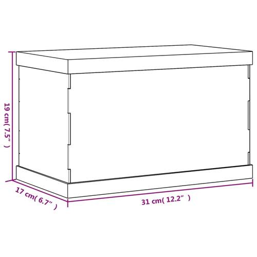 Montre 31x17x19 cm akryl transparent
