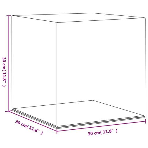 Montre 30x30x30 cm akryl transparent
