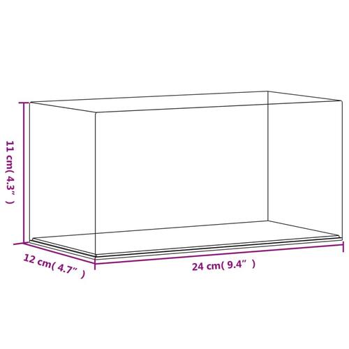 Montre 24x12x11 cm akryl transparent