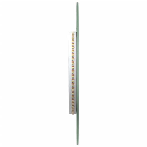 Badeværelsesspejl med LED-lys 40 cm rundt
